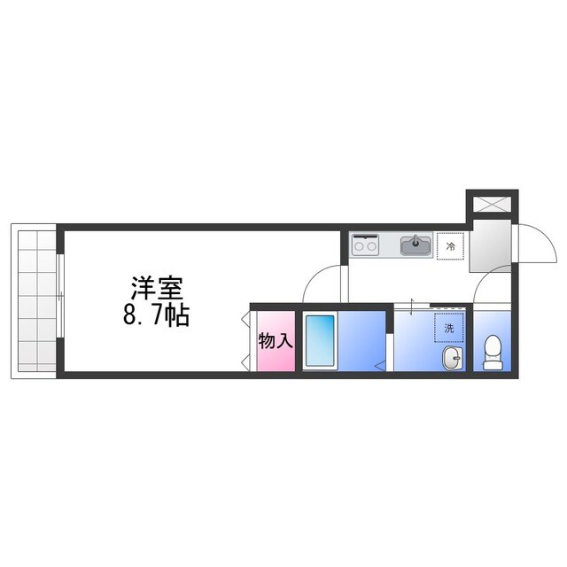 フジパレス助松町Ⅰ番館の物件間取画像