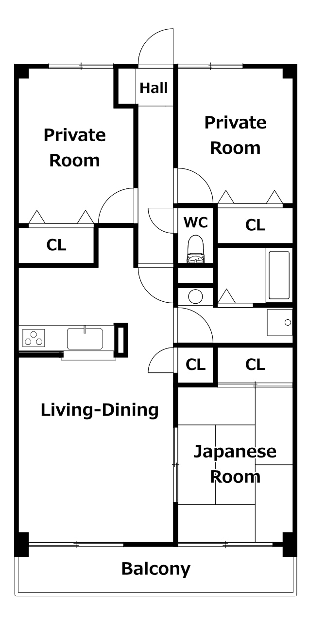 佐古駅 徒歩17分 1階の物件間取画像