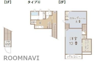 牛島駅 徒歩20分 2階の物件間取画像