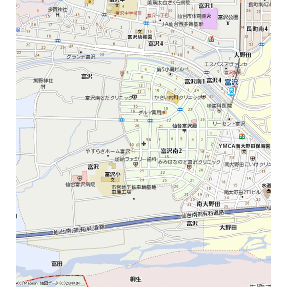 アヴァンセ富沢南壱番館の物件外観写真