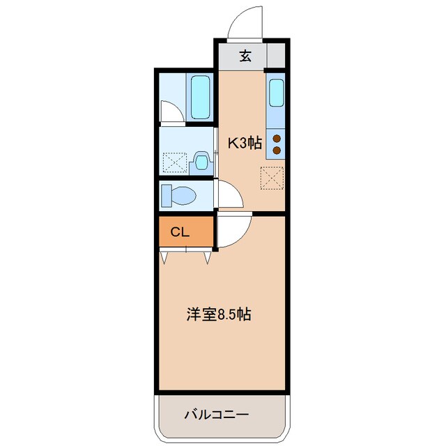 ロワジールＫⅡの物件間取画像