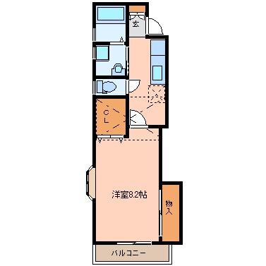 ルピシアＳの物件間取画像