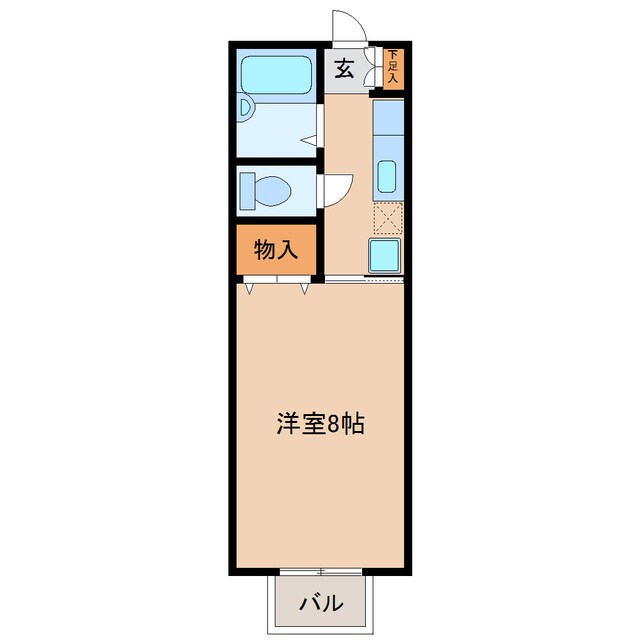 セジュール青山の物件間取画像