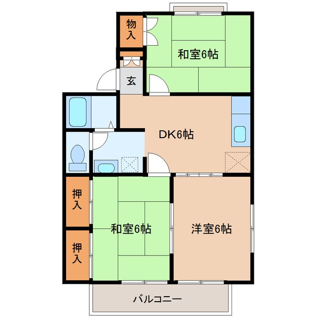 セジュール柧Ａの物件間取画像