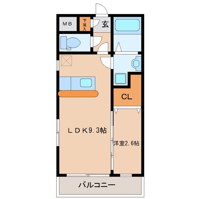 オリンピア長町の物件間取画像