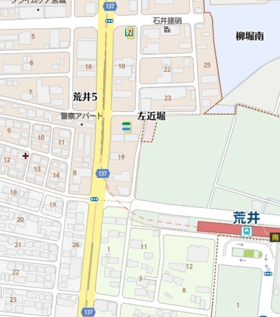 シエル荒井Ⅱ番館の物件外観写真