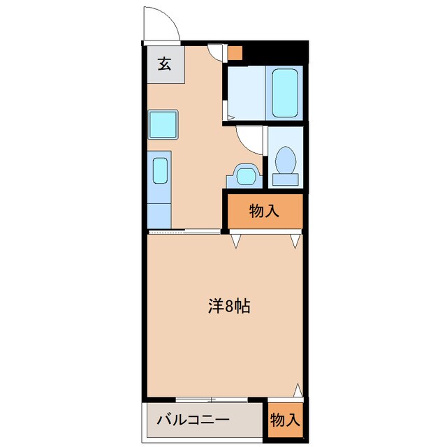 アメニティゾーン白萩の物件間取画像