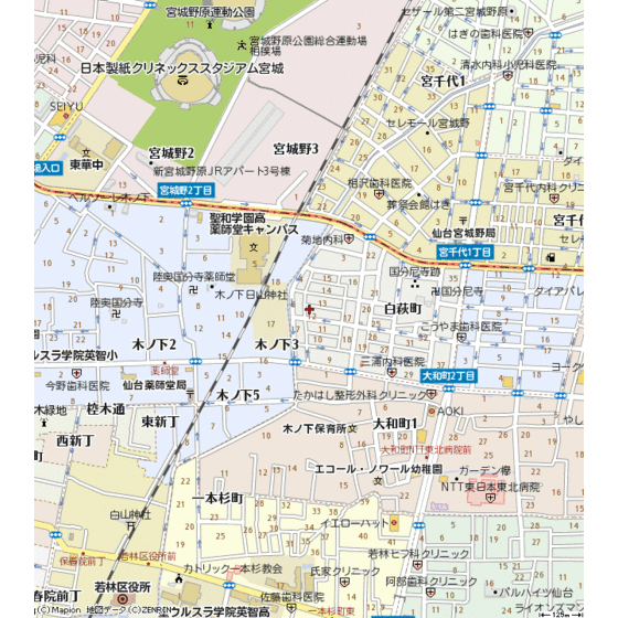 アメニティゾーン白萩の物件外観写真