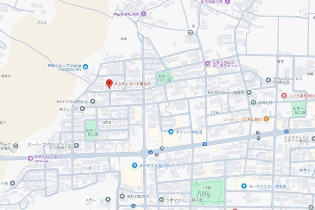 ラスティコート南仙台の物件外観写真