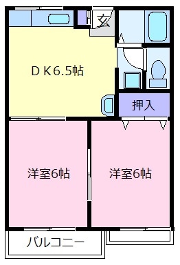 コーポラポールの物件間取画像