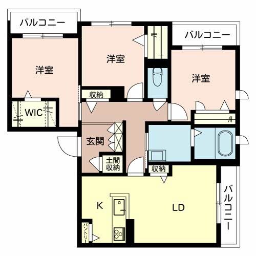 シャーメゾンミルーレの物件間取画像