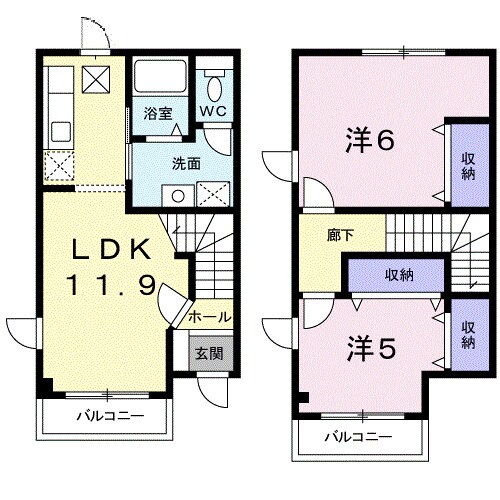 シャルマンコートの物件間取画像