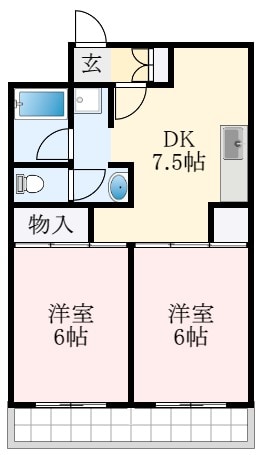 ハイデンス小山の物件間取画像