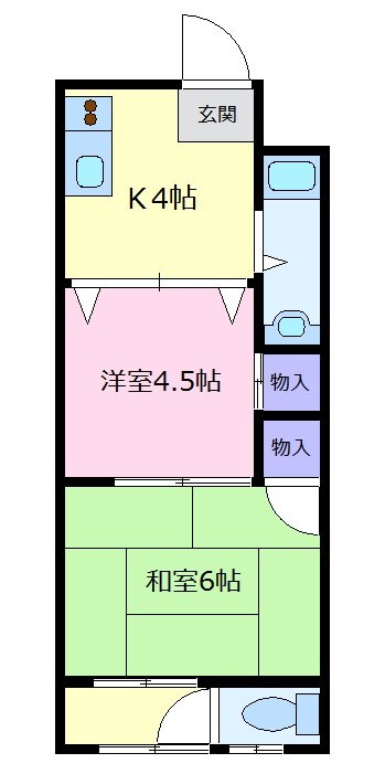 仲辻第一マンションの物件間取画像