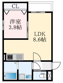 ALEGRIA道明寺の物件間取画像