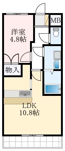 プロニティ美原の物件間取画像