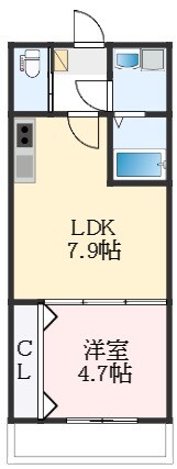 ステラキャット青山の物件間取画像