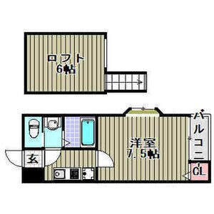 新金岡駅 徒歩15分 2階の物件間取画像