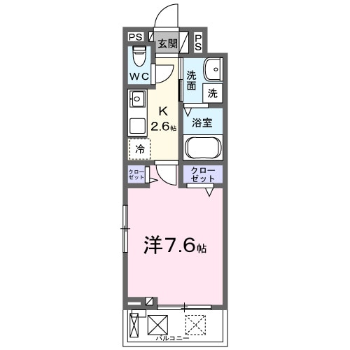 新金岡駅 徒歩8分 2階の物件間取画像