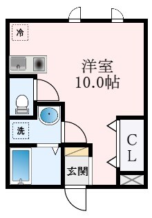 新栄プロパティー沢田の物件間取画像