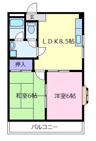 メゾンプレザーントの物件間取画像