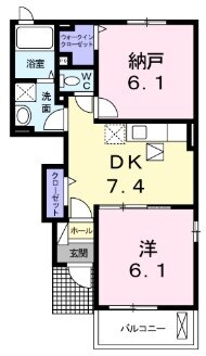 レボーシャンの物件間取画像