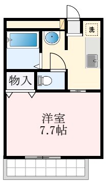 ヴィラ・ソレイユB棟の物件間取画像