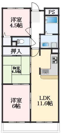 グランドールの物件間取画像