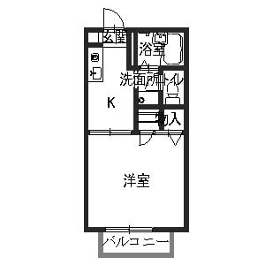 フレグランス新町の物件間取画像