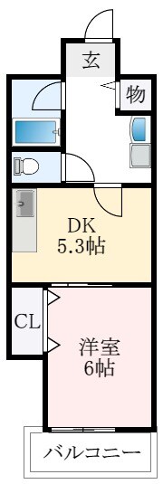 ハピネス2番館の物件間取画像