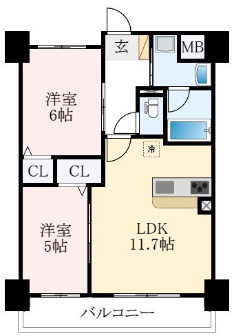 グラティの物件間取画像