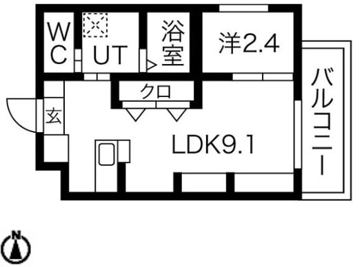 エヌエムキャトフヴァンオンズの物件間取画像