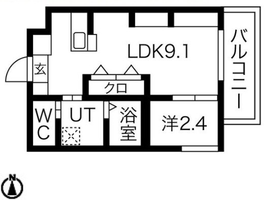 土師ノ里駅 徒歩4分 3階の物件間取画像