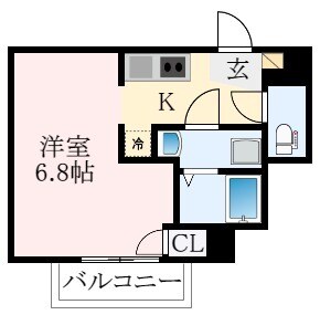 オーシャン青山の物件間取画像