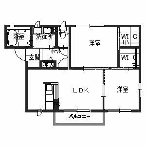 高見ノ里駅 徒歩5分 2階の物件間取画像