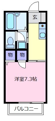フレグランス新町の物件間取画像