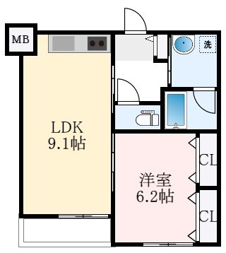 キングコートの物件間取画像