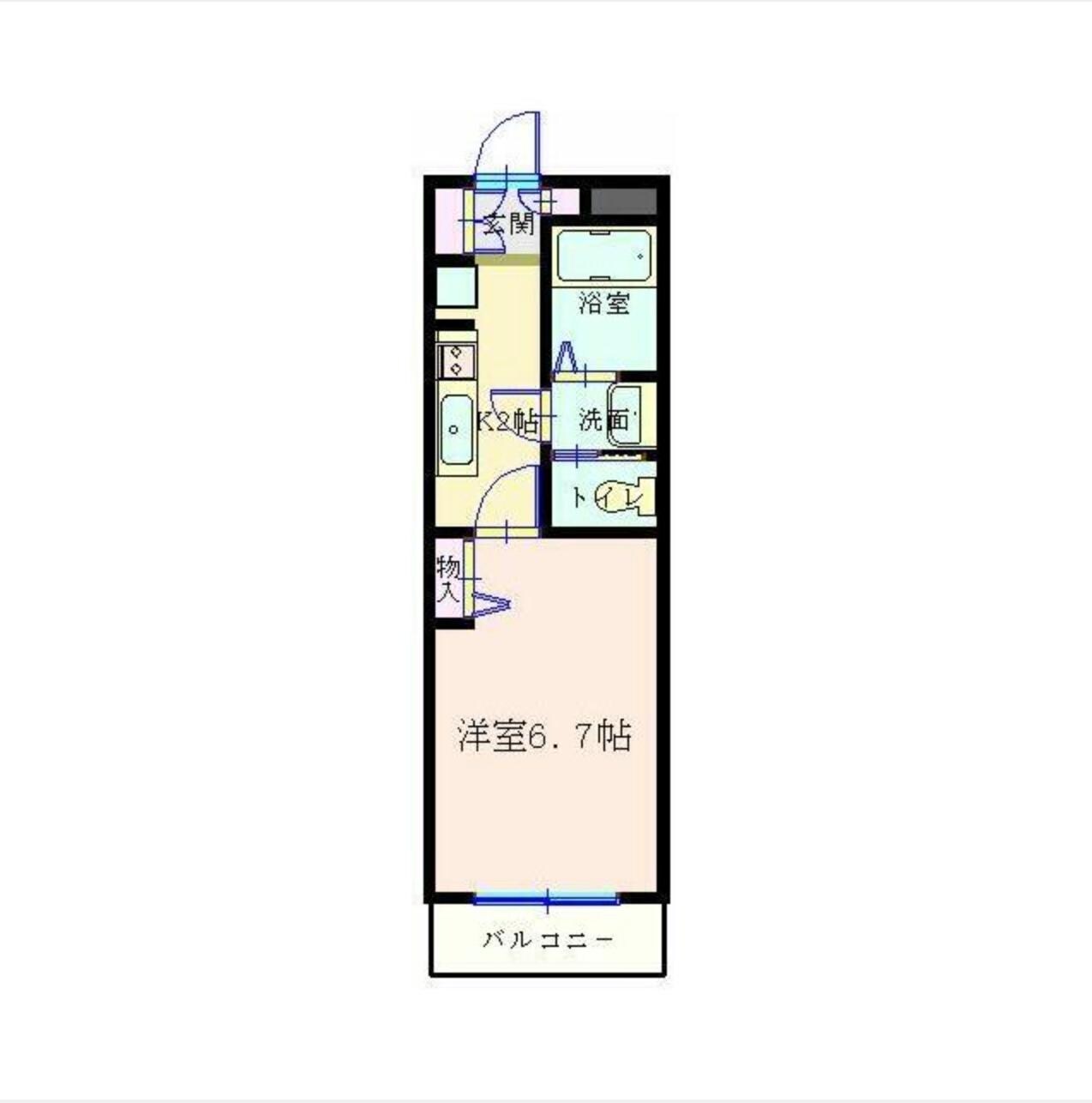 ユーネットⅢの物件間取画像