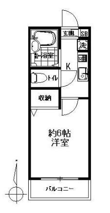 J・RESIDENCE中野の物件間取画像