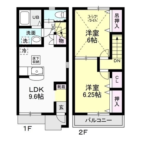 ステーションヒルズの物件間取画像