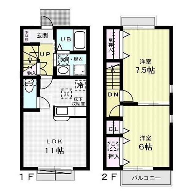 森の館　Iの物件間取画像