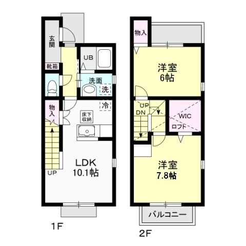 Ｓｗａｌｌｏｗｔａｉｌ　Iの物件間取画像