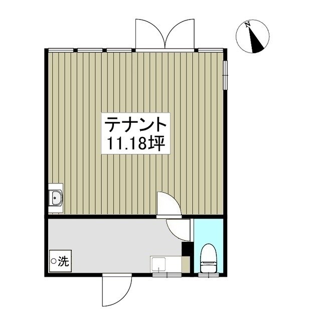 シティハイムKOGAの物件間取画像