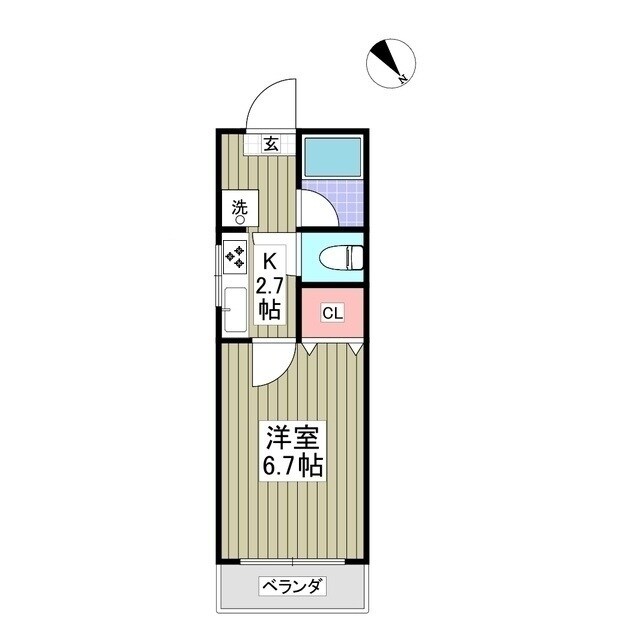 花山ビルの物件間取画像