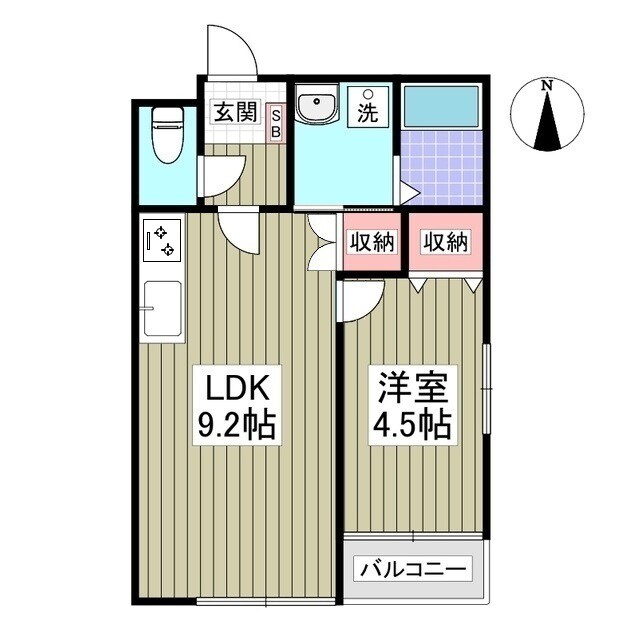GARDEN　MIYAKOⅠの物件間取画像