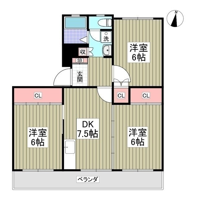 アーバニティー21の物件間取画像