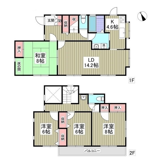 リブレス平賀学園台戸建の物件間取画像