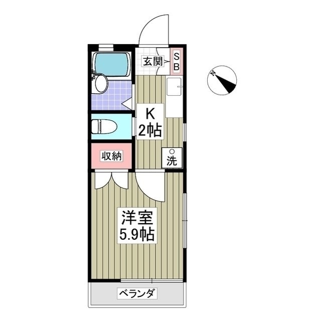 鈴木ハイムの物件間取画像