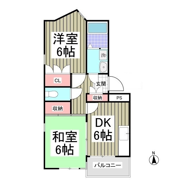 コートビレッジ今泉の物件間取画像