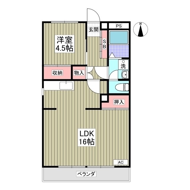パークサイド篠崎の物件間取画像